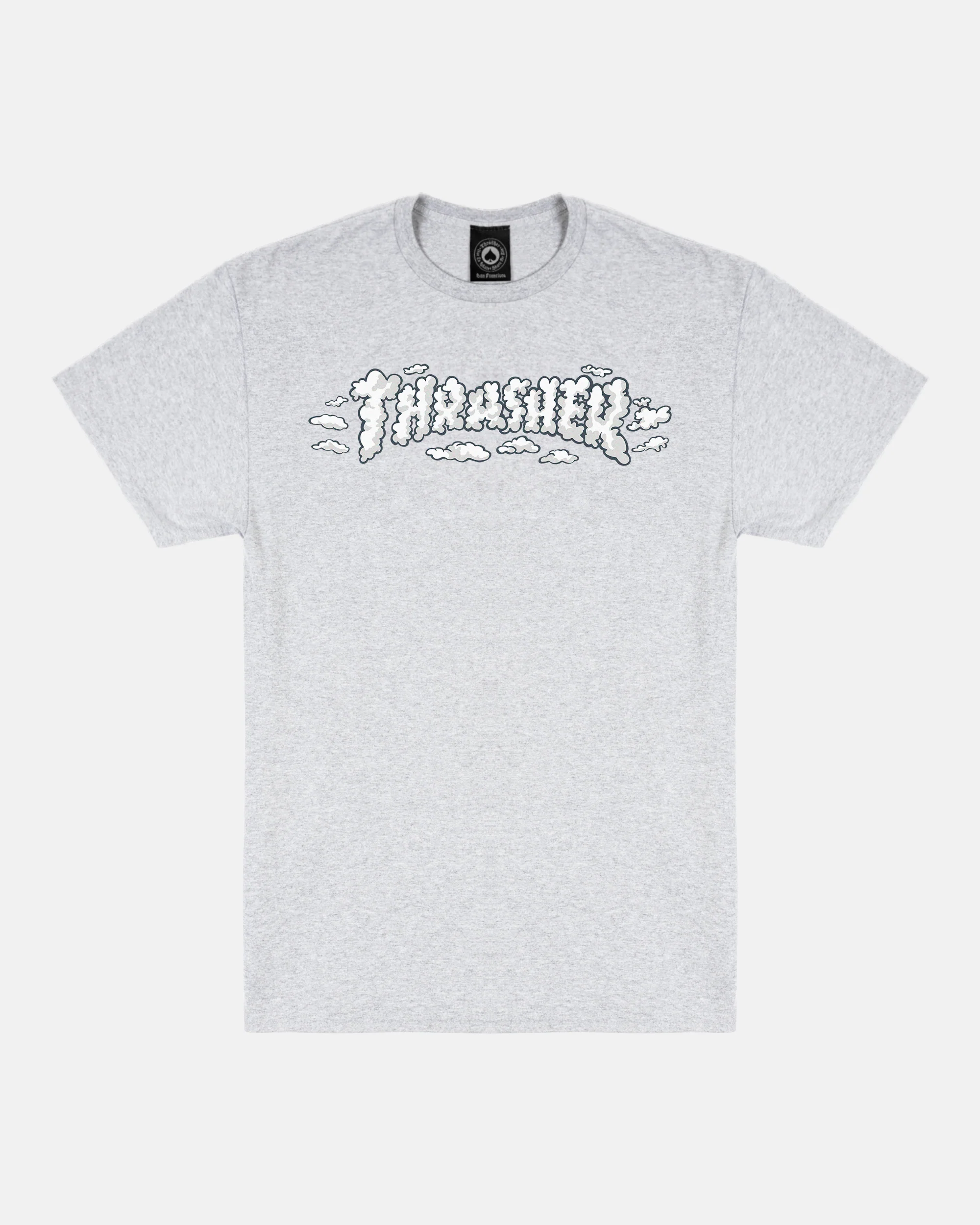 CLOUDS BY SPANKY T-SHIRT - ASH GREY