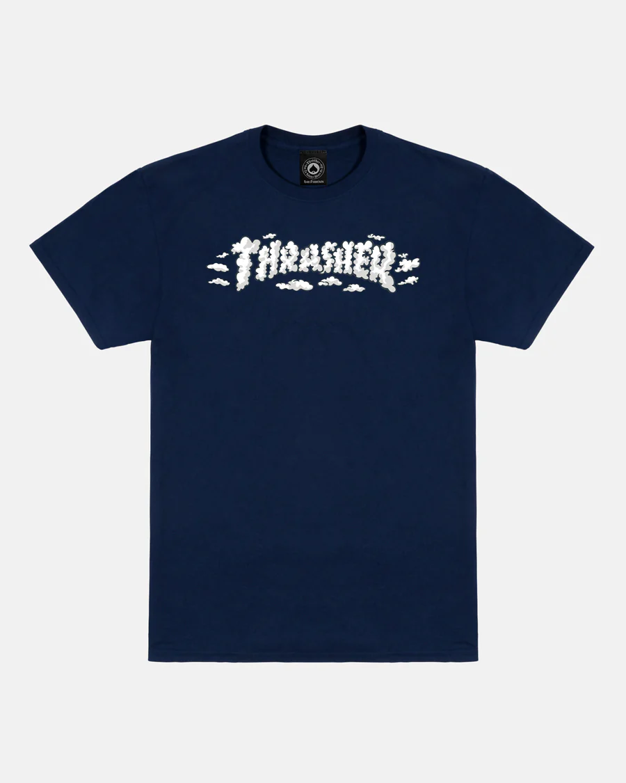 CLOUDS BY SPANKY T-SHIRT - NAVY