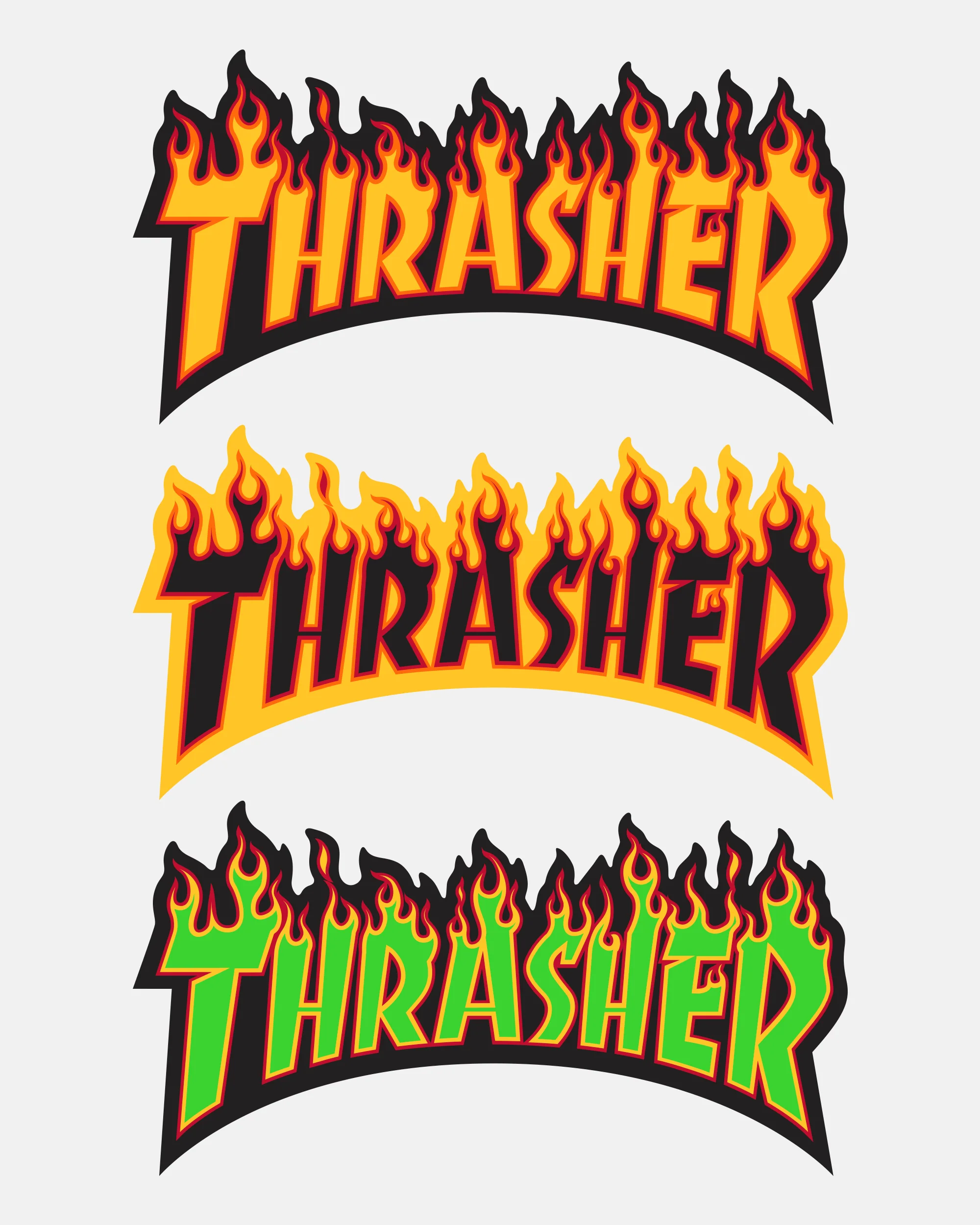 Flame (Large) Sticker - 25 Pack