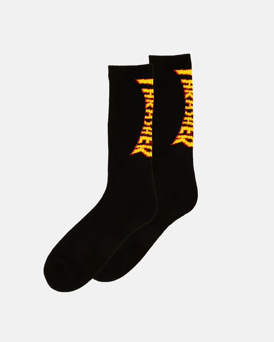 FLAME SOCKS - BLACK