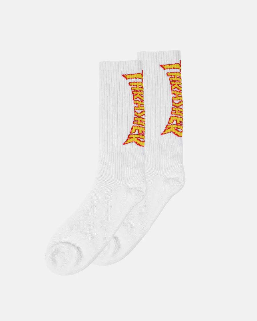 FLAME SOCKS - WHITE