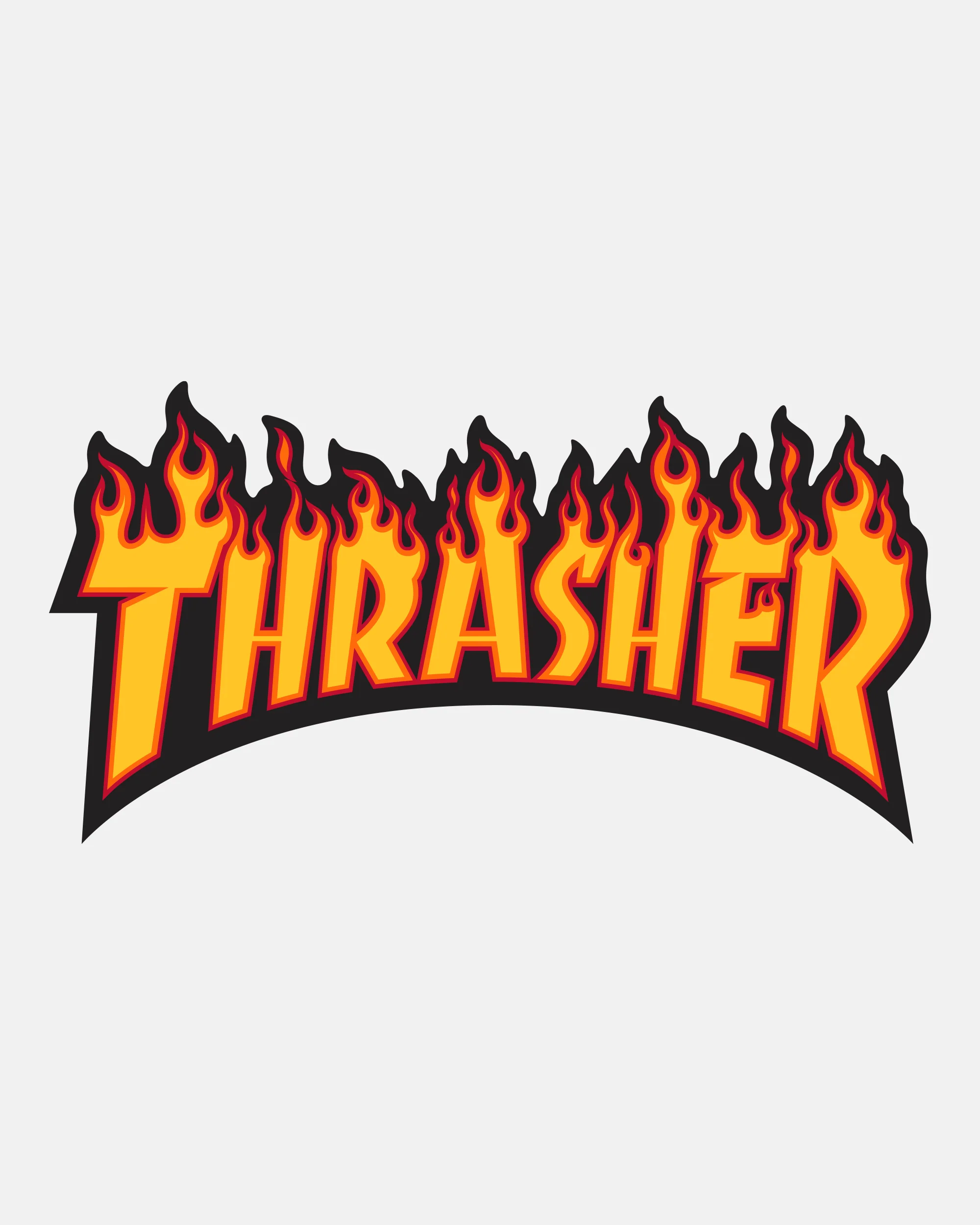 FLAME - STICKER - YELLOW