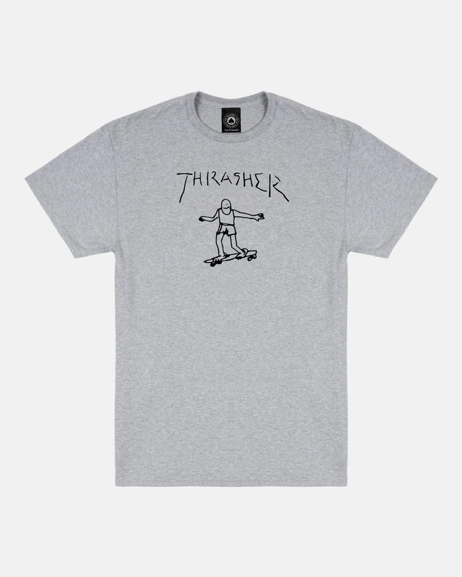 GONZ T-SHIRT - GREY/BLACK