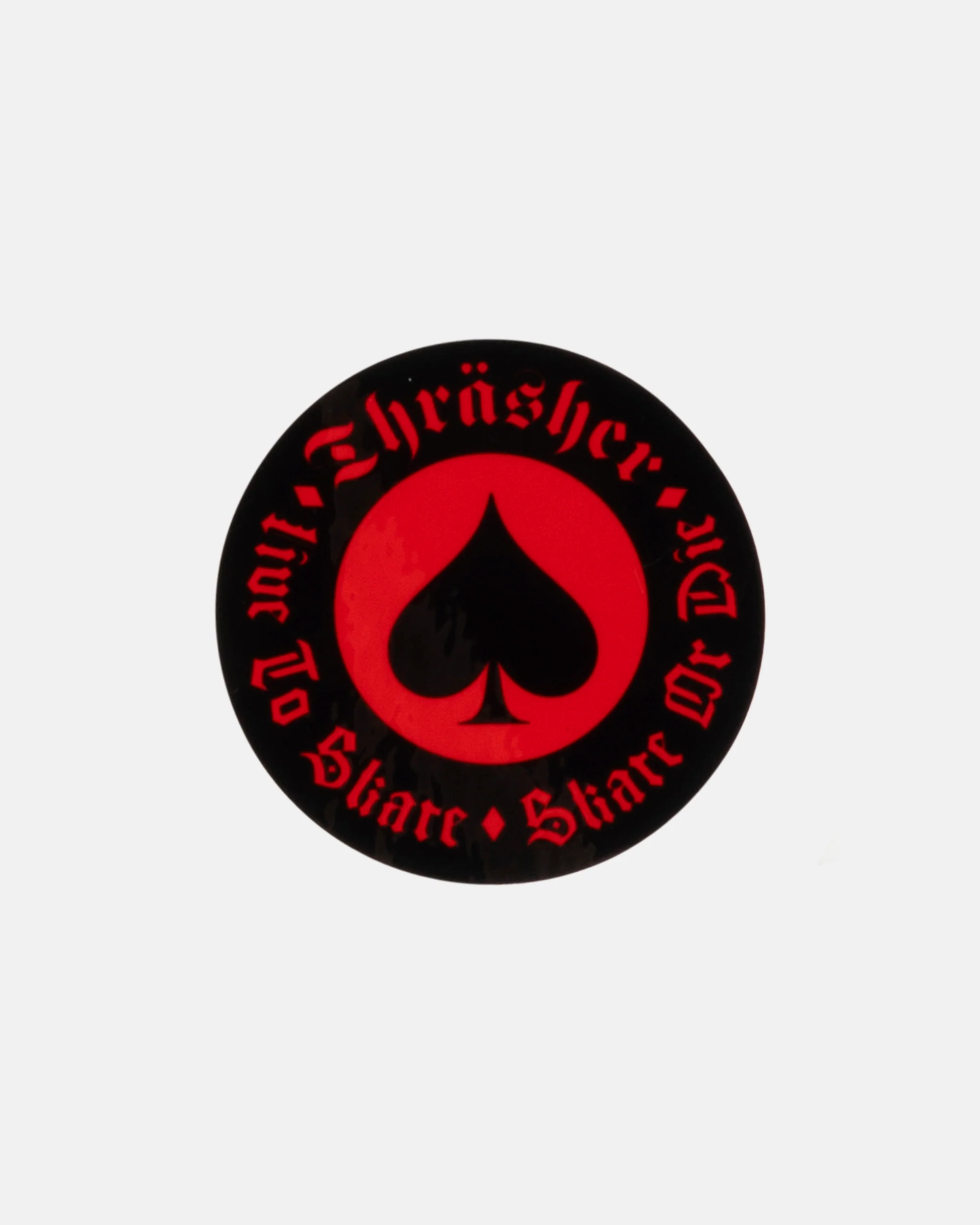 OATH - STICKER - BLACK / RED