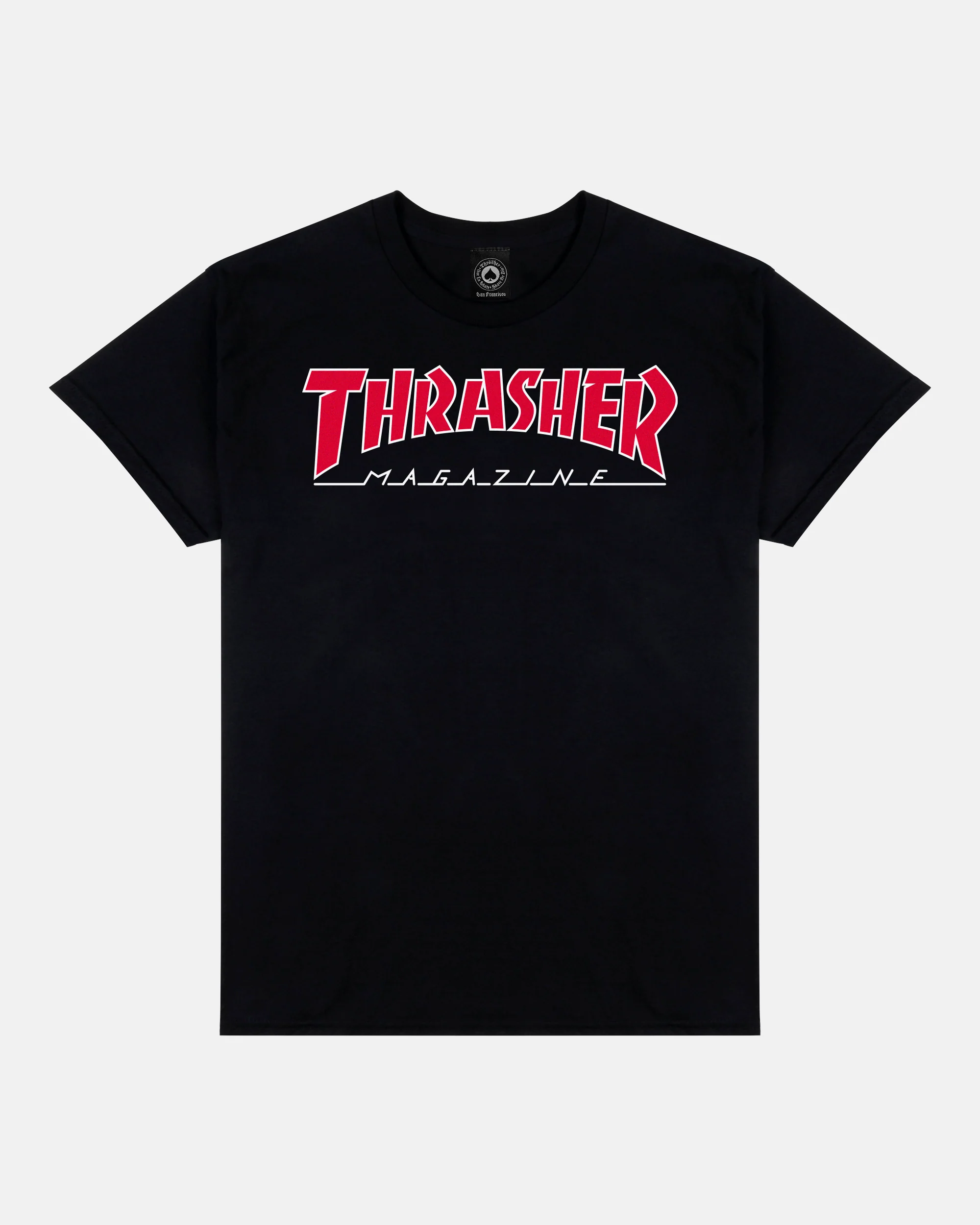 OUTLINED - TSHIRT - BLACK