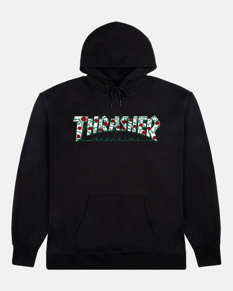 ROSES HOODIE - BLACK