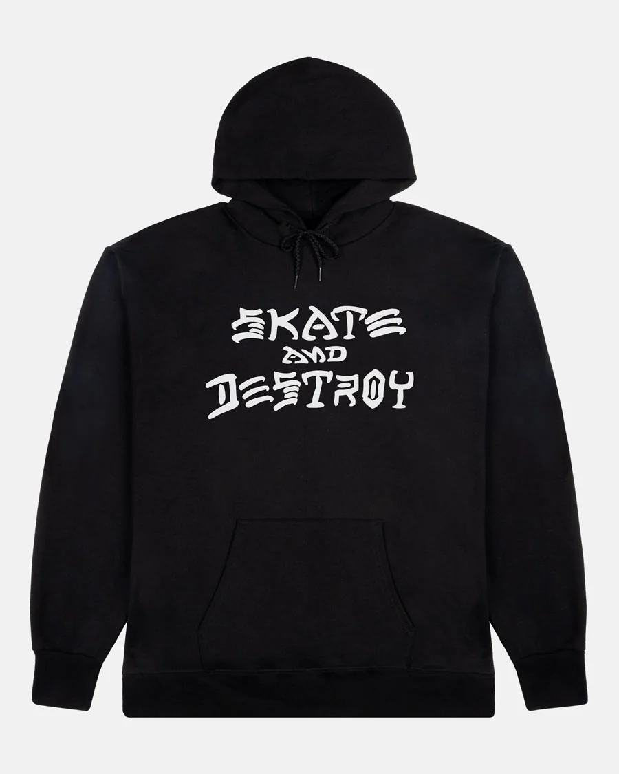 SKATE AND DESTROY - HOODIE - BLACK