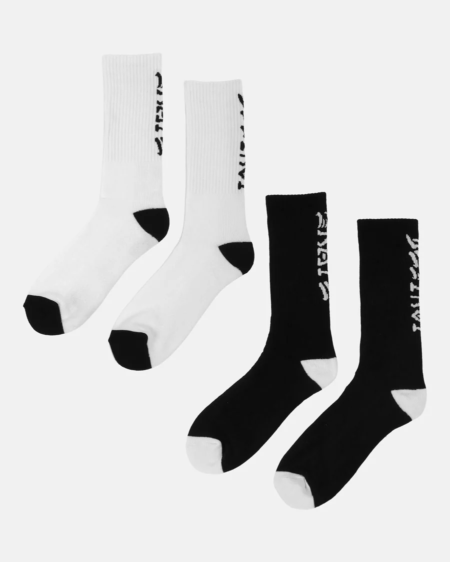 SKATE AND DESTROY SOCKS - 2 PACK