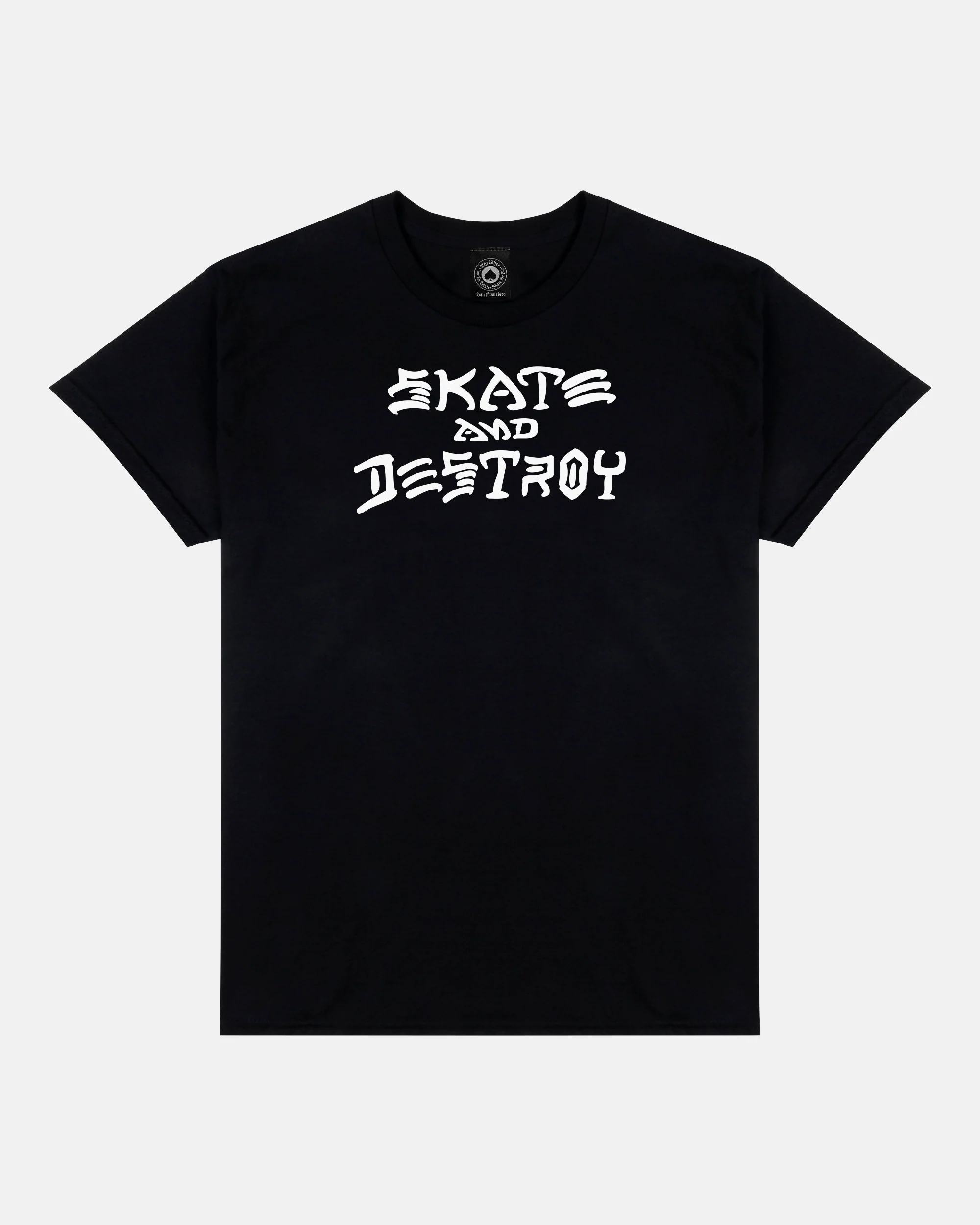 SKATE AND DESTROY - TSHIRT - BLACK