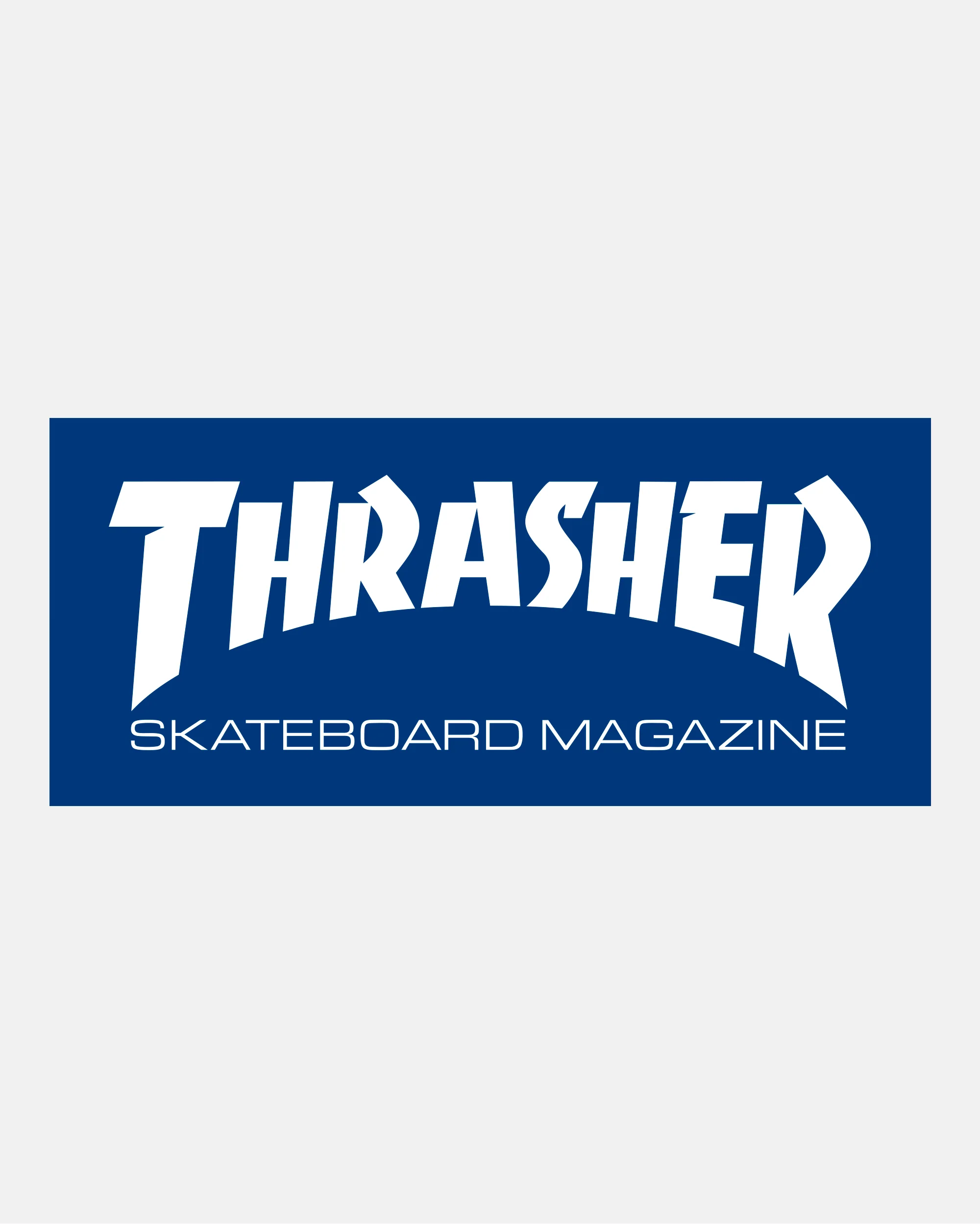 SKATE MAG - STICKER - BLUE