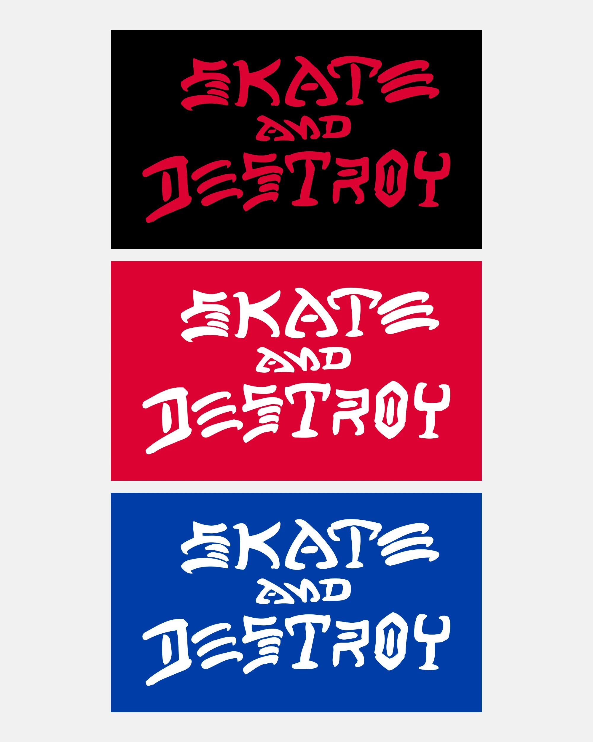 Skate and Destroy (Small) Sticker - 25 Pack