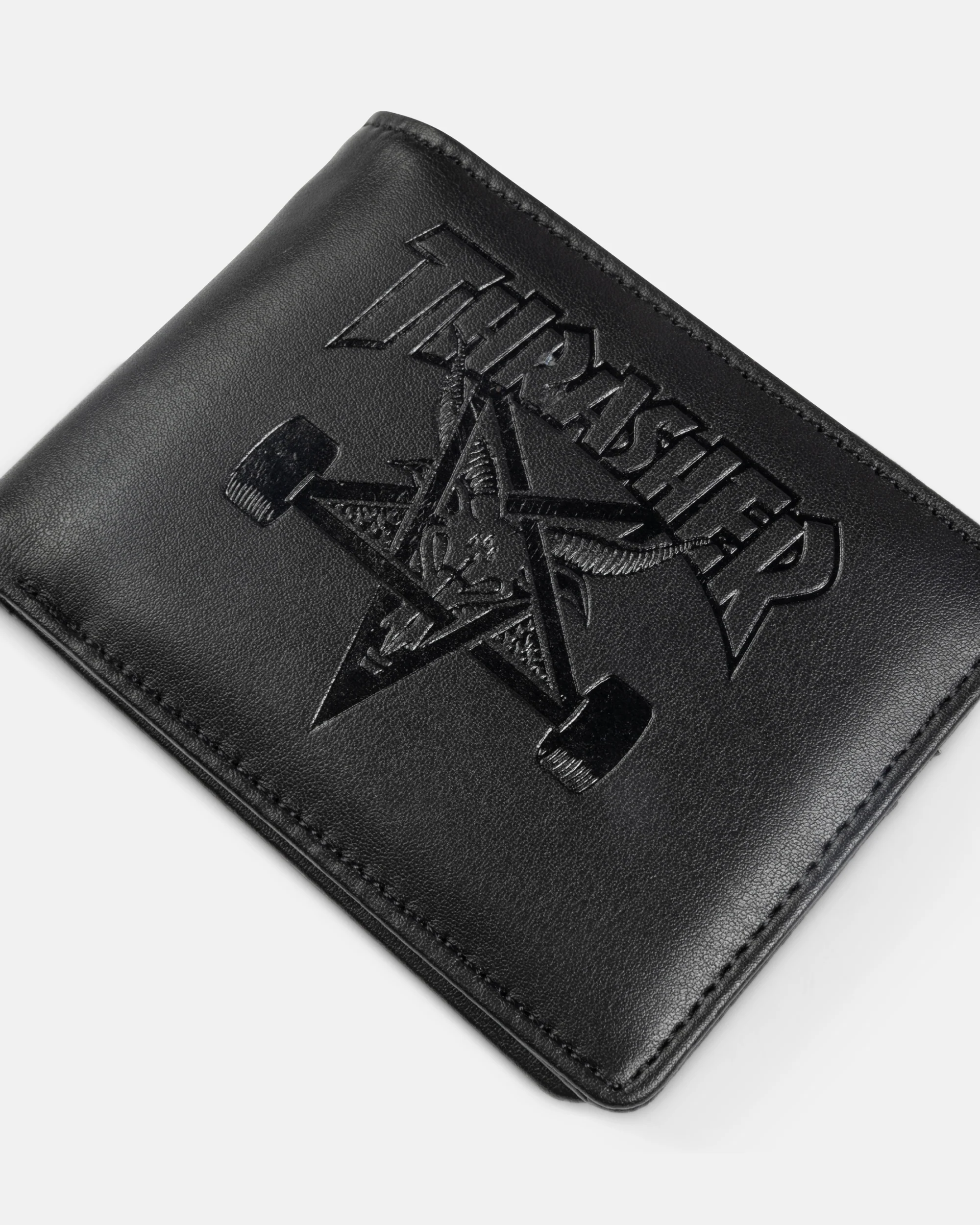 SKATEGOAT - LEATHER WALLET - BLACK - Image 5