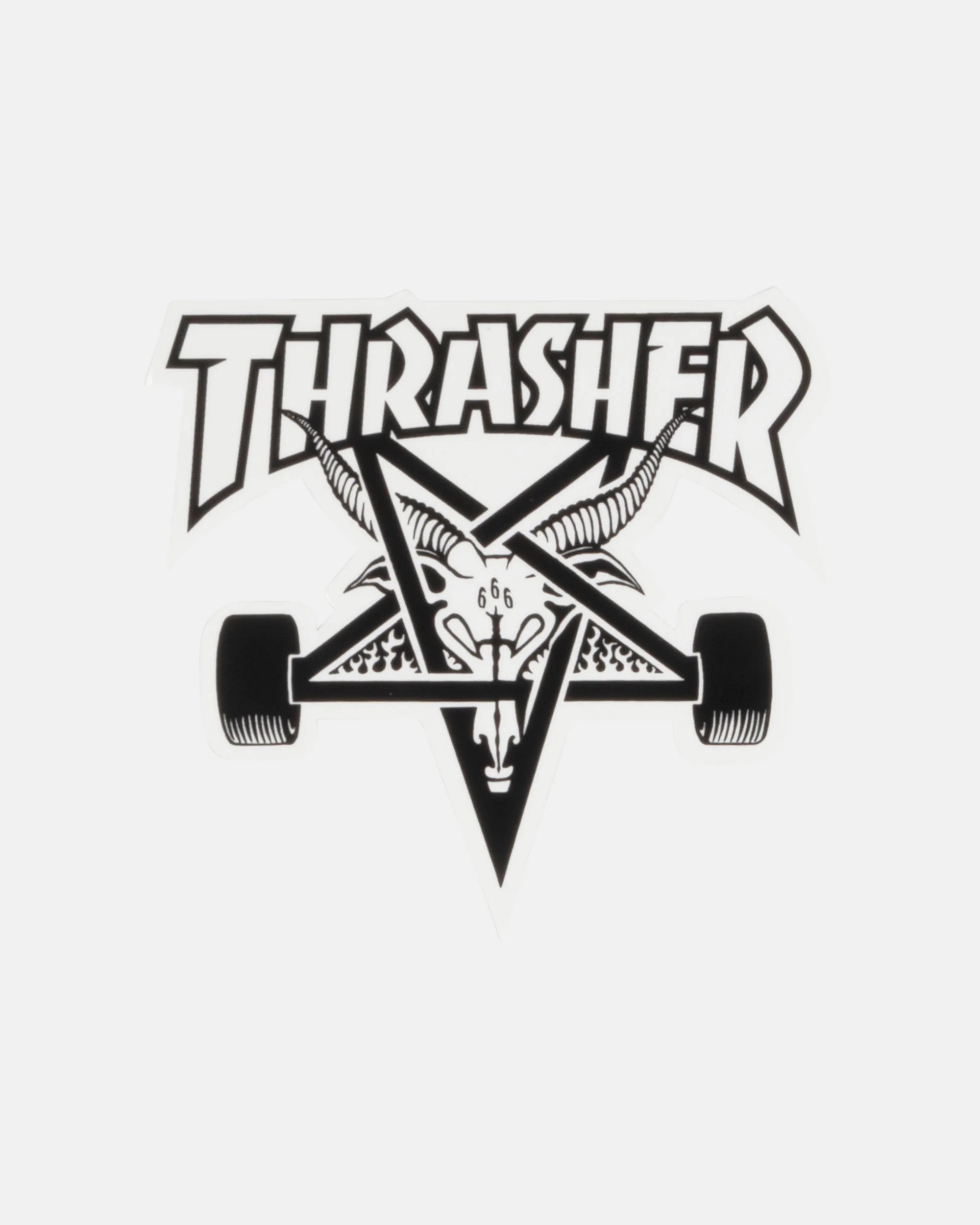SKATEGOAT - STICKER - BLACK