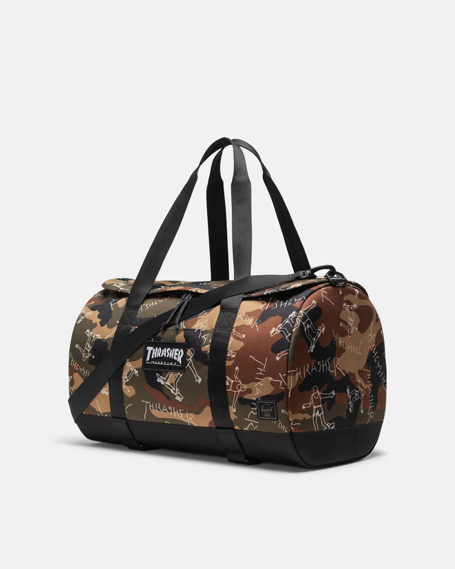 Thrasher Gonz Herschel Heritage™ Skate Duffle (WOODLAND CAMO) - Image 2