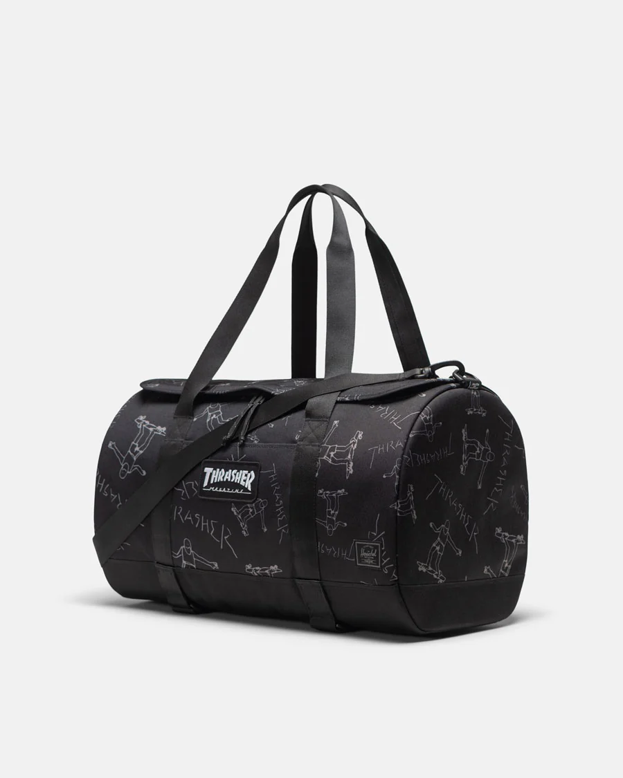 Thrasher Gonz Herschel Heritage™ Skate Duffle (BLACK) - Image 2