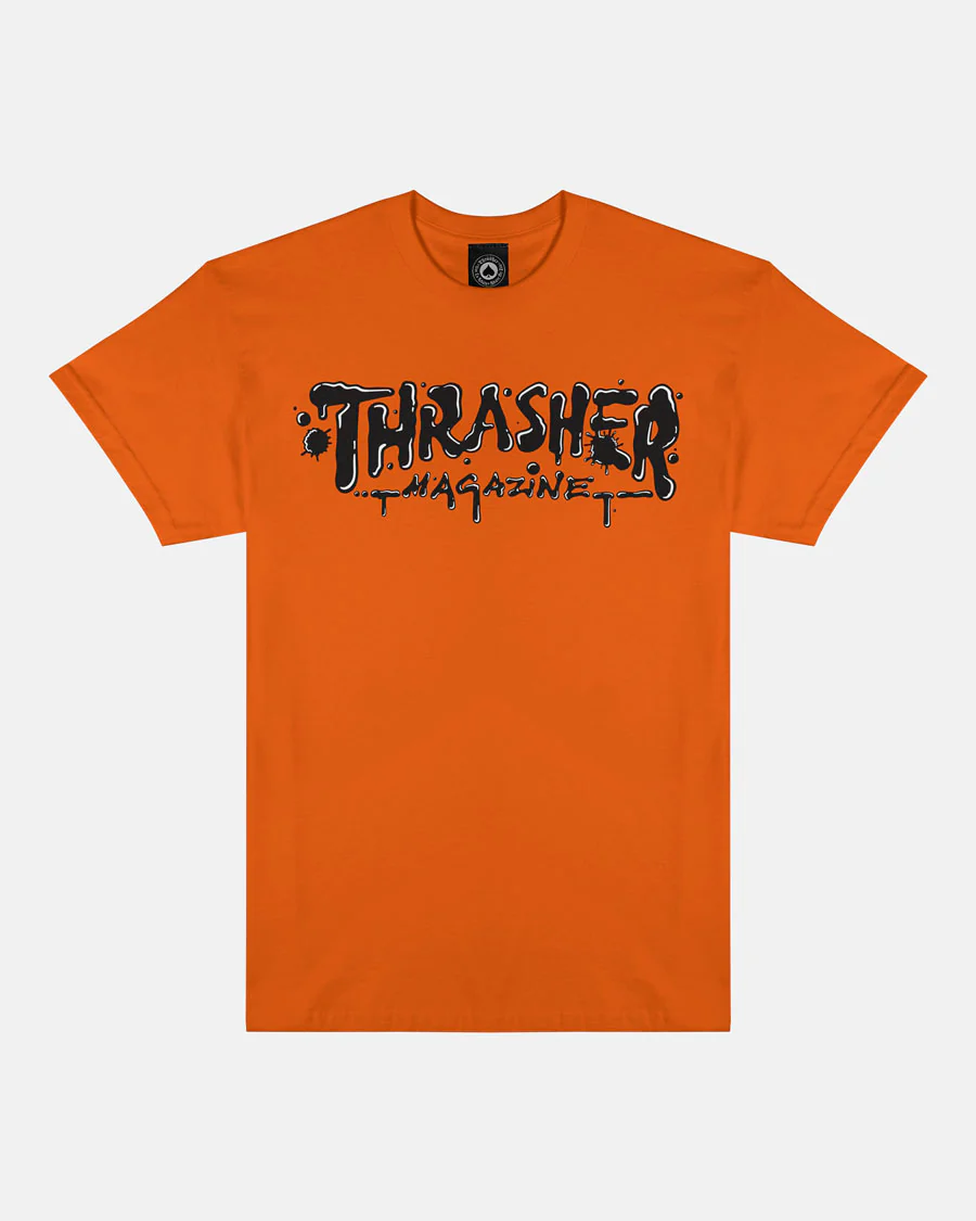 WET PAINT T-SHIRT - ORANGE